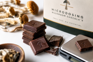 Mikrodosierung Pilzschokolade für genaue Portionskontrolle