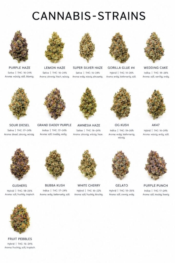 Auswahl bester Cannabis Produkte im deutschen Online Shop