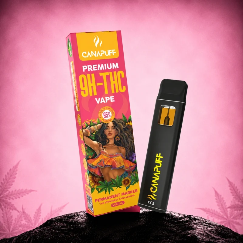 Canapuff 9H-THC Vape - Permanent Marker