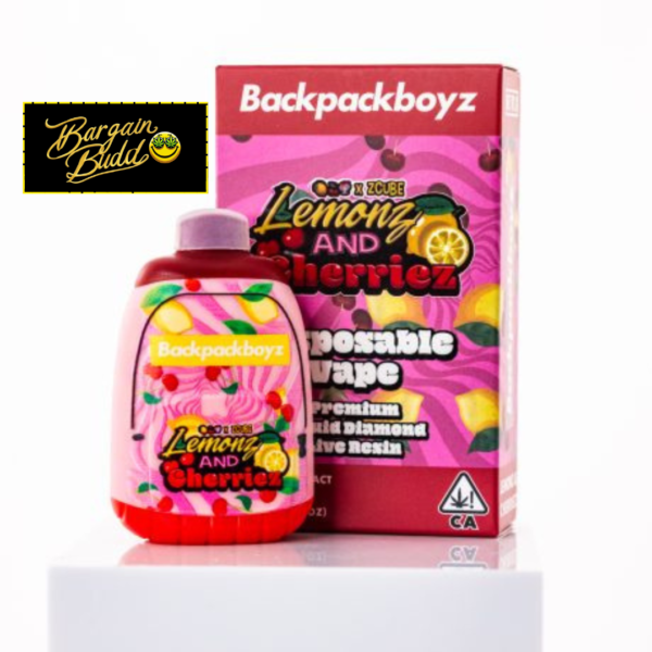 Backpackboyz-disposable-vape-lemonz-and-cherriez Backpackboyz | Lemonz & Cherriez | Live Resin Einweg Vape | 1G (1.000 mg)