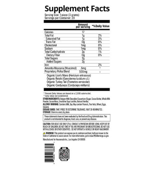 Polk-A-Dot Chocolate | 5 Gramm | Cinnamon French Toast Schokoladentafel