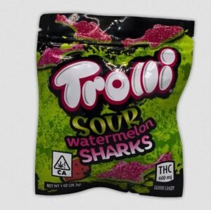 Trolli sour Watermelon Sharks THC 600mg